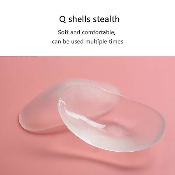 2-pack självhäftande axelvaddar i silikon, osynliga axelvaddar [CH]