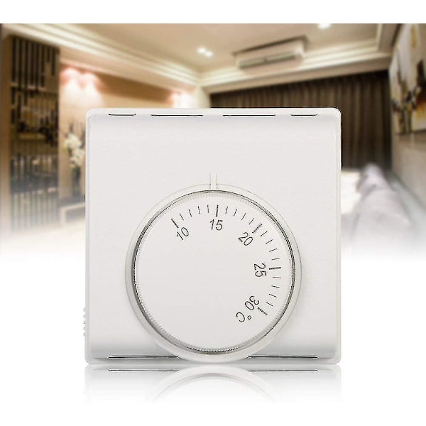 Romtermostat Universell Standard Romtermostat Mekanisk Romtermostat Energibesparende Mekanisk Temperaturkontroll