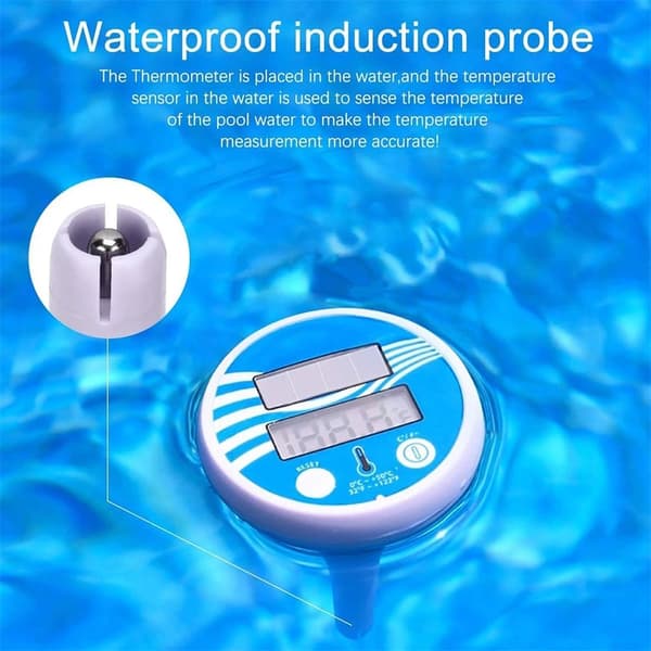 Flydende Digital Pooltermometer Svømmebassin Termometer