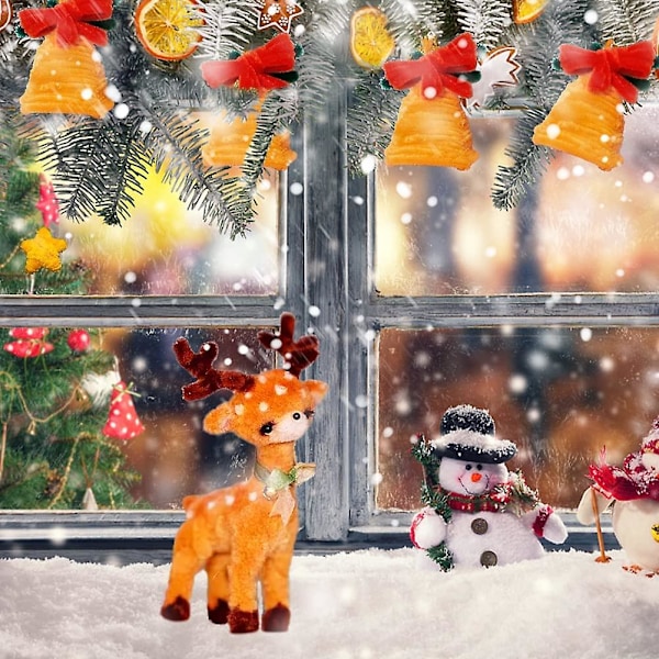180 kpl chenille-lankaa, oranssit pipensare, joulu-pipensare chenille-varret DIY-taiteeseen, käsitöihin ja koristeluun (go