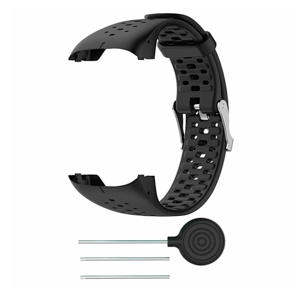 Polar M400 / M430 armbånd silikone Sort