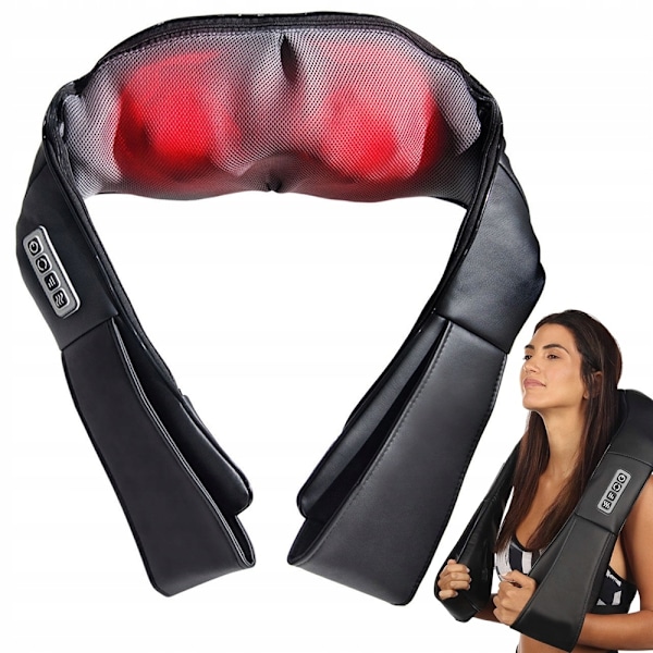 Shiatsu Massage - Masserar nacke, axlar & rygg black 1772