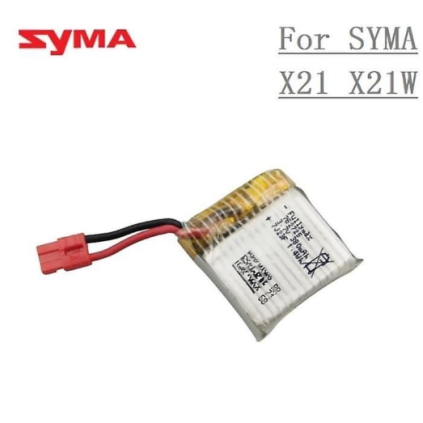2 STK Oppgraderingsbatteri for Syma X21 X21w X26 X26a Drone, Reservedeler, Rc-tilbehør, 3,7V 380
