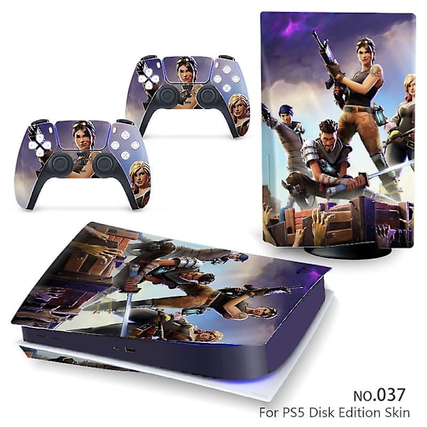 Velegnet til Sony PS5-spilkonsol Klistermærker Beskyttelsesfilm Tegnefilm PS5-klistermærker Ps5 Optisk drevversion Klistermærker Ps5 Stickersnr.37
