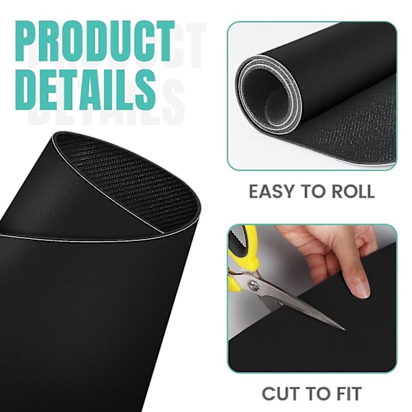 Kaffemåtte Superabsorberende Opvaskemåtte Kaffebar Tilbehør Matcher med kaffemaskine Kaffemaskine Kaffekande Store tørremåtter til køkkengrej Black 30x40cm