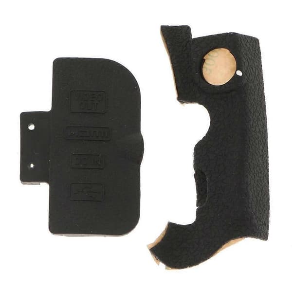 5 Delar Grepp USB Gummienhet+Tejp för D300S Främre Bakre Skydd