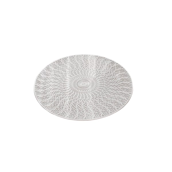 Bordsunderlägg Hållbar ihålig design Anti-scald mattor Funktionell bordsskyddsmatta för hemköket Silver