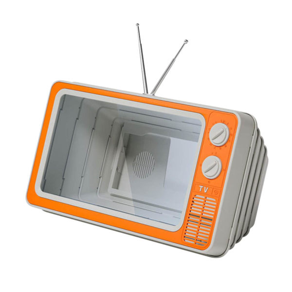 Black Friday tilbud Overrask ny mobiltelefon skærmforstærker 12-tommer lille tv Mobiltelefon skærm projektor 3d mobiltelefon video Orange