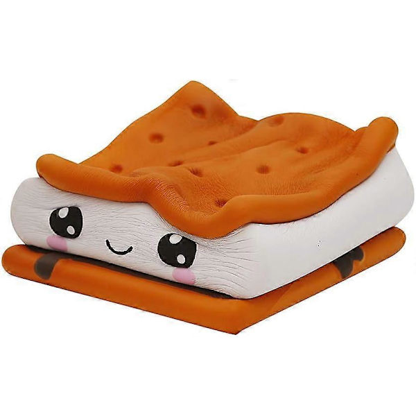 7,9 Tums Squishies Jumbo Smore Kawaii Mjuk Långsamt Stigande Jätte Mat Squishies Stressavlastande Leksaker