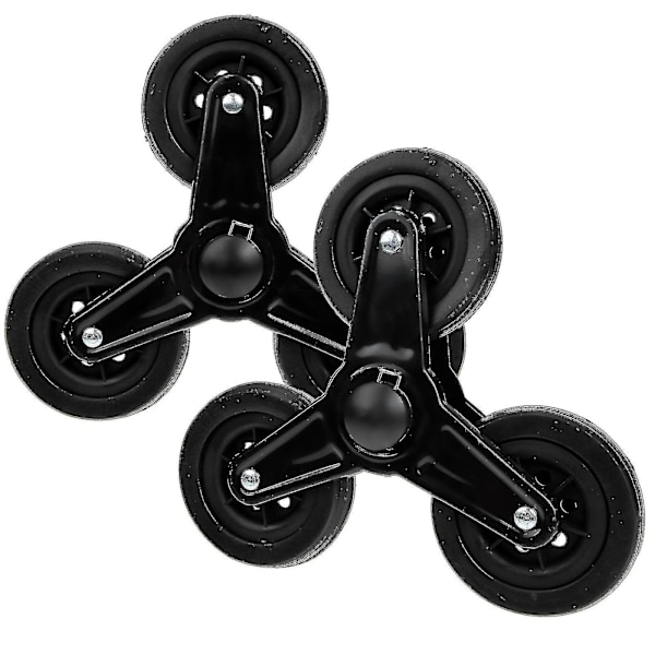 Oppgraderte Heavy Duty Casters Vogn Trekant Hjul Handlekurv Casters Trappe Klatring Vogn Hjul -ys