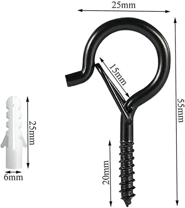Hook-Q 25 stycken skruvöglor