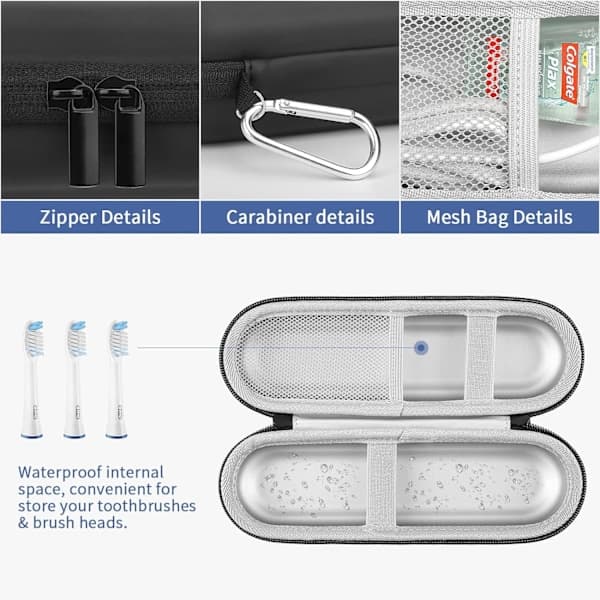 Outer Shell Of Electric Toothbrush Can Store Accessories