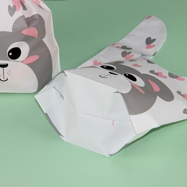 50 st Öron Godispåsar Förpackningspåsar Bakverk Kakor Snacks Bakning B A2