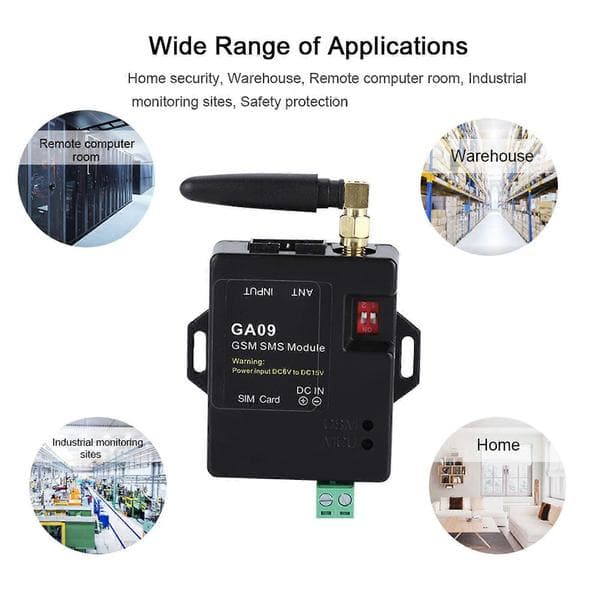 Mini 8 CH Hem Säkerhet GSM Alarm System med Intelligent Design och Trådlöst SMS Alarm Samtal