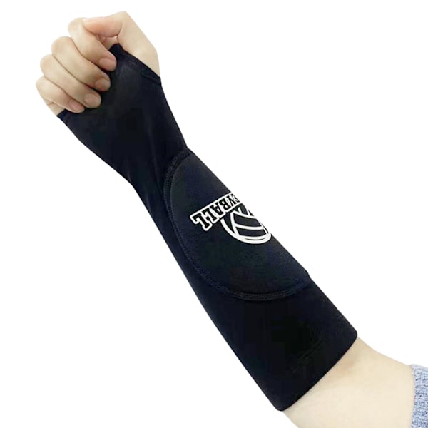 Med armbågsskydd för flickor tonåring underarm volleyboll armärm elastisk andningsbar