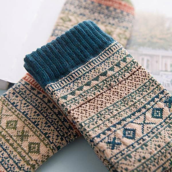 Tjocka, varma ullstrumpor Hike Chunky Sock