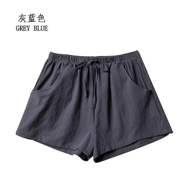 Cotton Linen Shorts Women's Sports Shorts Summer Solid High Waist Black Shorts Women Fashion Casual Basic Short Pants