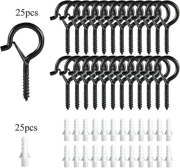 Hook-Q 25 stycken skruvöglor