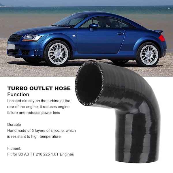 Turbo Utloppsslang 5 Lager Turbo Slang För S3 A3 Tt Leon Cupra R Bam 210 225 1.8t 20vt