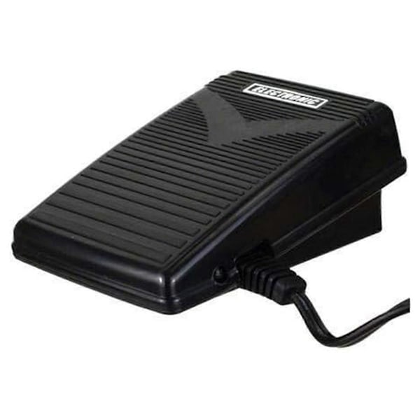 Universal fodpedal til symaskine, fodkontrol til ,Butterbly, fodkontakt EU-stik Black