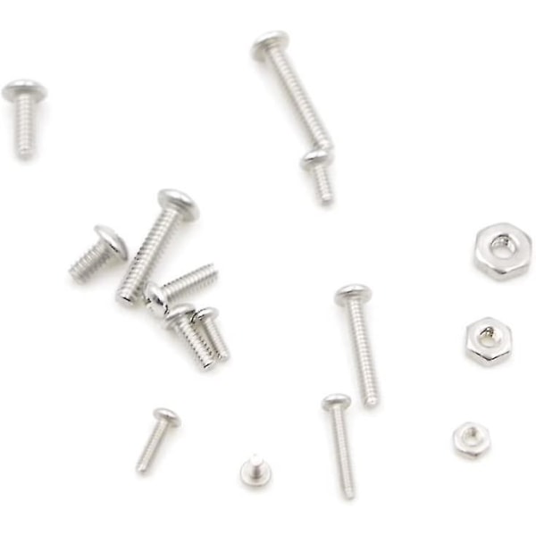 #2-56 #4-40 #6-32 Unc Rustfritt Stål Phillips Pan Hode Maskinskruer Muttere Sortimentsett