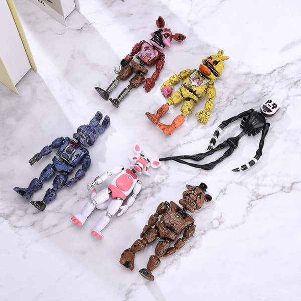 Fnaf Actionfigurer Leksaker Dockor Mardröm Five Nights At Freddy's Spel Barn Present