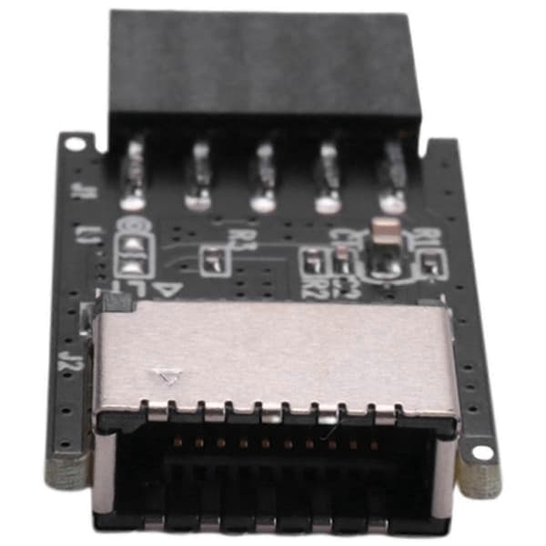 Hovedkort USB2.0 9Pin til TYPE-C A-KEY Frontkontakt Konverter USB3.2 TYPE-E Grensesnitt Header Ad