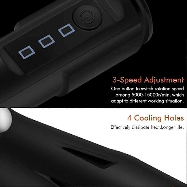 105 osaa 30w Johdollinen sarja Mini 3 nopeutta säädettävä hiomakone Kevyt kynsiporakone USB-kaiversin P