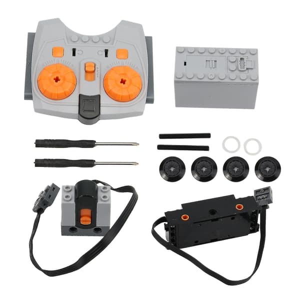 4stk Technic Power Funksjoner Batteriboks Tog Motor Mottaker Ekstern Bundle Lot