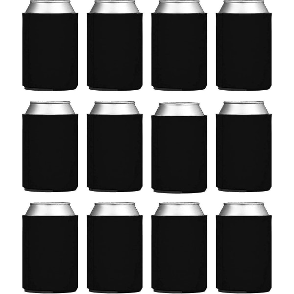 Burkhållare 12-pack Isolerade Ölburkhållare Skydd Vikbara Återanvändbara Dryck Läskburkhållare