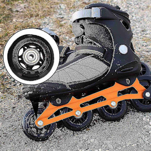 8 kappaleen rullakiekot, sisä-/ulkorullakiekot, vaihtopyörät laakerilla 64mm