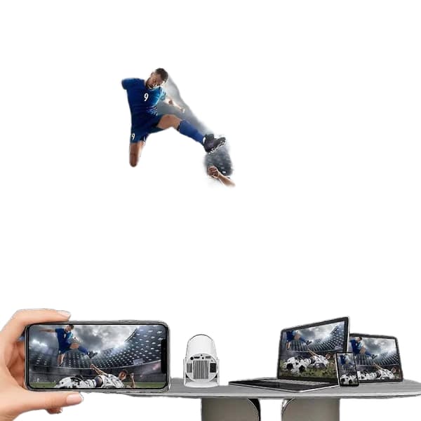 5G 4K Projektor Smart HD LED WiFi Bluetooth HDMI. USB Android Hemmabio - PA