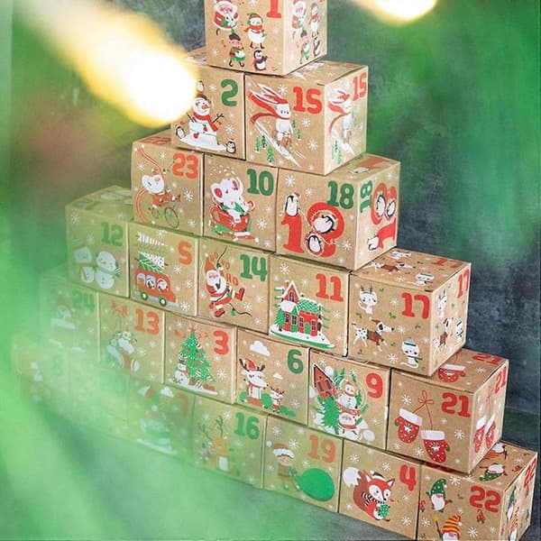 Fyld Din Egen Julekalender, Julekalenderæsker, Tom Julekalender