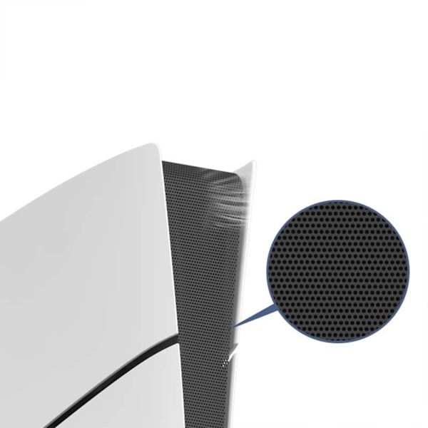 Dammskyddsnät för PS5 Slim, PS5 Slim Kylflänsbarriär Dammskydd för PS5 Slim Disc/Digital Edition-konsol, PS5 Slim-tillbehör 2Pcs
