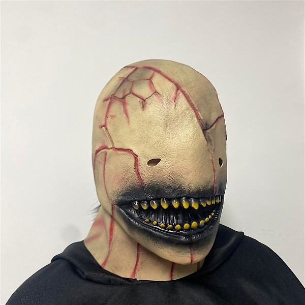 Blindless Wizard Maske Dæmon Skræmmende Heksemaske, Horror Uhyggelige Masker, Halloween Fest Sceneoptrædener Spøgelseshusrekvisitter