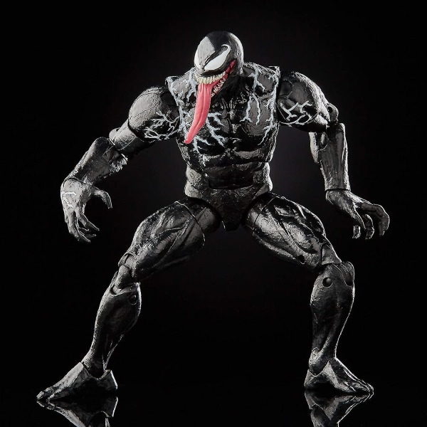 Sunrain Marvel Legends -sarjan Venom 6 tuuman keräilyhahmo Venom-lelu, ensiluokkainen muotoilu ja 3 lisätarviketta - 1588