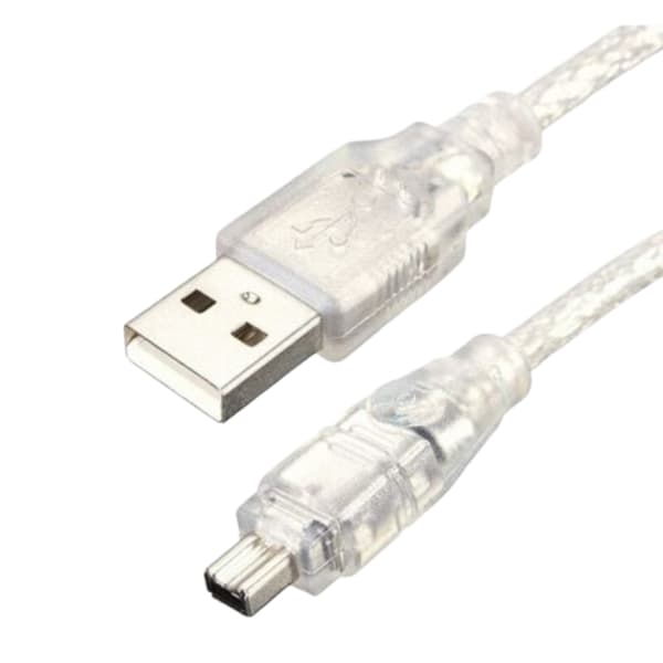 USB han til FireWire IEEE 1394 adapterkabel. 4-benet han iLink til Sony DCR-TRV75E DV.pa