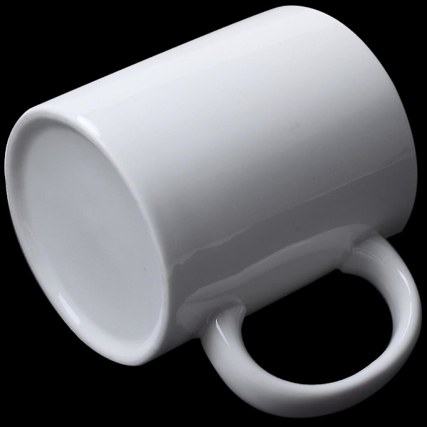 Design Hvid Langfinger Krus Nyhedsstil Blandings Kaffe Mælk Kop Sjovt Keramisk Krus 300ml Kapacitet