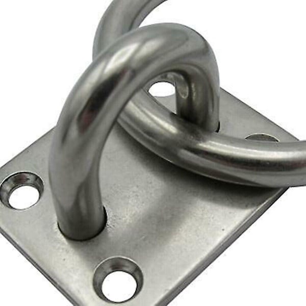 Marine ögleplatta båttillbehör båt hyttdäck hårdvara delar (silver) (1 st)