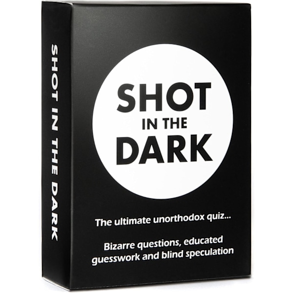 Shot in the Dark: Det ultimative, utraditionelle quizspil | 2+ spillere | Voksne og børn