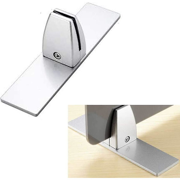 Plexiglas Klämhållare, anti-nyp Skydd Bordsklämma, Akrylglas Klämhållare, 2 st Set, vit