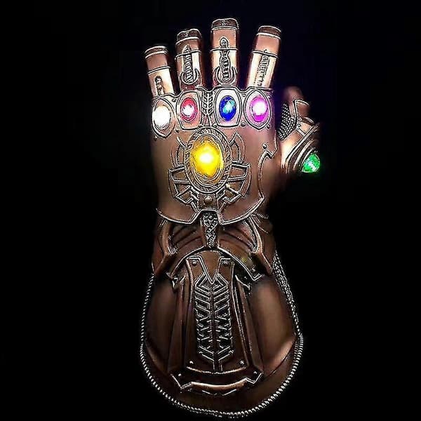 Avengers Infinity War Infinity Gauntlet Led Ljus Thanos Led Handskar Cosplay Prop