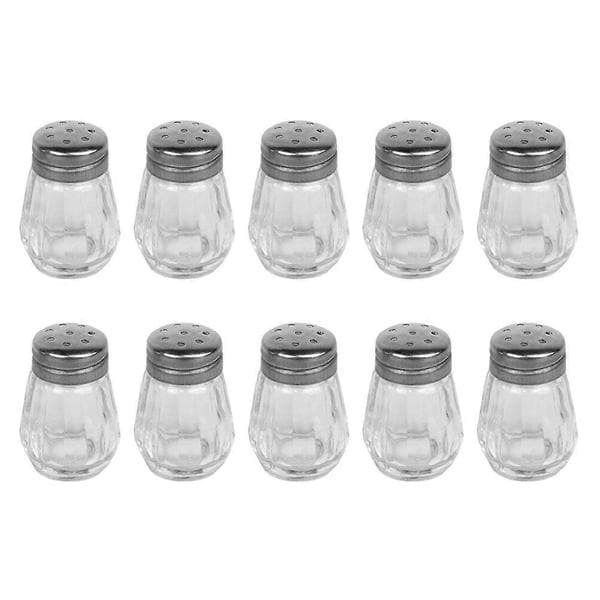 10 st Mini Saltströare Kryddflaskor Pepparflaskor BBQ Kryddbehållare[qb]