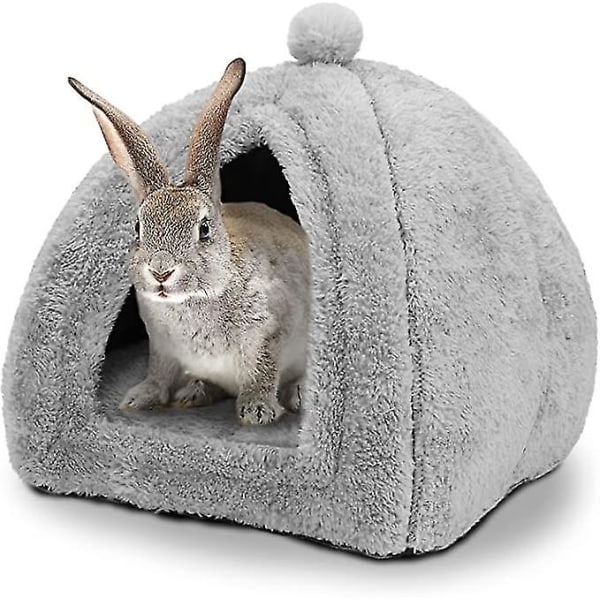Ghyt Stor kanin hule seng kanin varmt telt hus små dyr trekant gjemmested for kanin kanin marsvin ilder fi