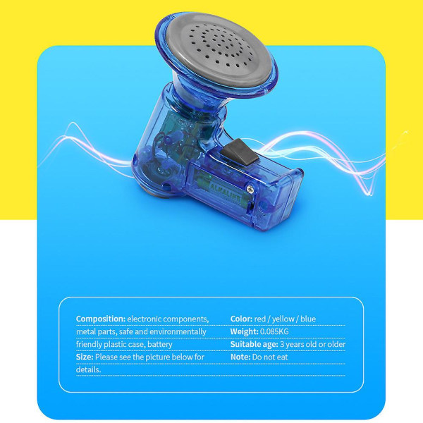 Mini håndholdt multi-frekvens stemmeskifterhøjttaler til børn Blue