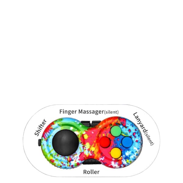 2 stk. Fidget Controller Pad, Bærbar Stressreduserende Spillkontroll Hånd Fidget Pad for å Redusere Stress og Angst