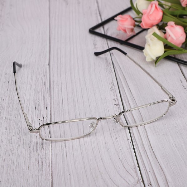 Högupplösta bärbara läsglasögon med case - visuell trötthetslindring (+3,50)