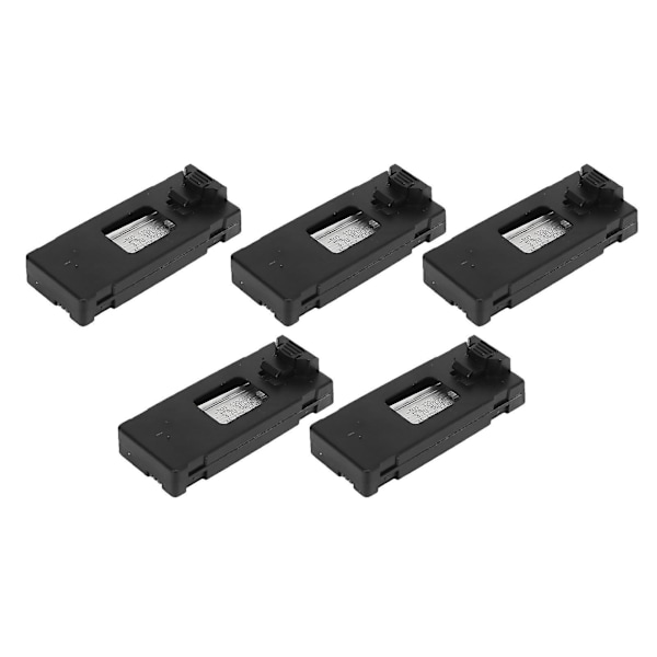5 st Li-Ion Batterier för Drönare 3.7v 1800mah Fjärrstyrd Flygmodell Tillbehör med Laddningskabel