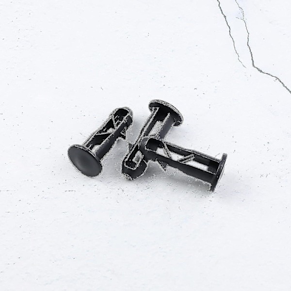 3 paria saranapultteja CAN roskakorin kannen astioihin, jotka sopivat 240/120/100/60l ulkokäyttöön tarkoitettuihin roskakoriin, 65 mm x 18 mm, musta muovi