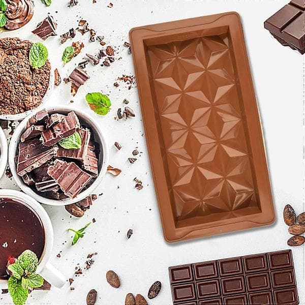 Dyb Chokoladeform | Silikone Chokoladeform | Varmebestandig Chokoladeform Dyb | Multifunktionelle Chokoladeforme til Dessert 3pcs